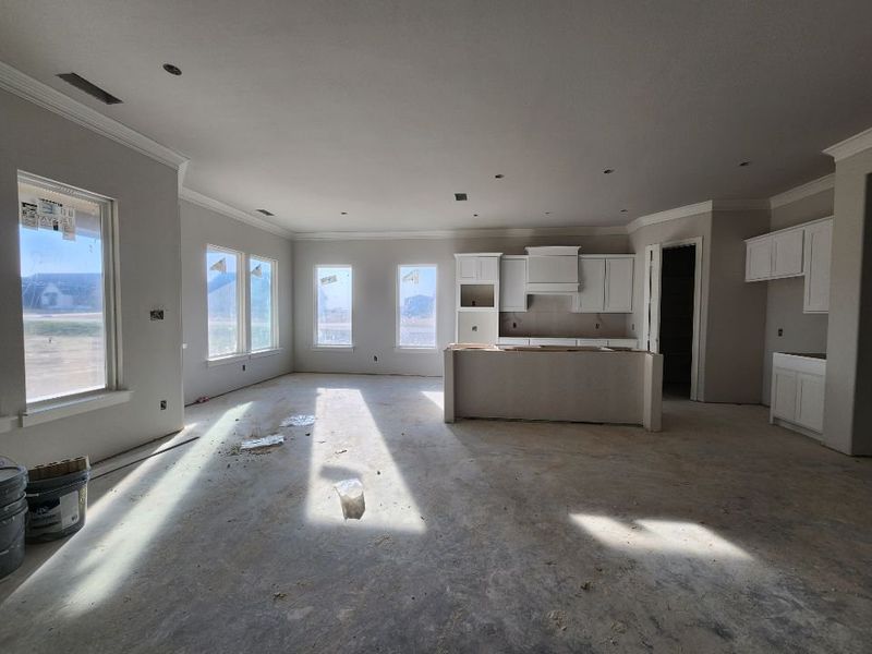 In-progress construction of a new home in Rocky Top, Krum, TX (Image 8).