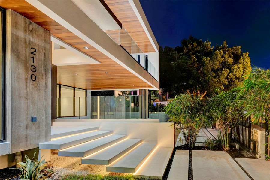 Exterior details and patio area of a home in , Miami (Image 29). Exterior details and patio area of a home in , Miami (Image 29).