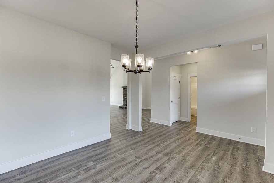 Spacious, unfurnished interior of a new home in , Hartwell (Image 30).