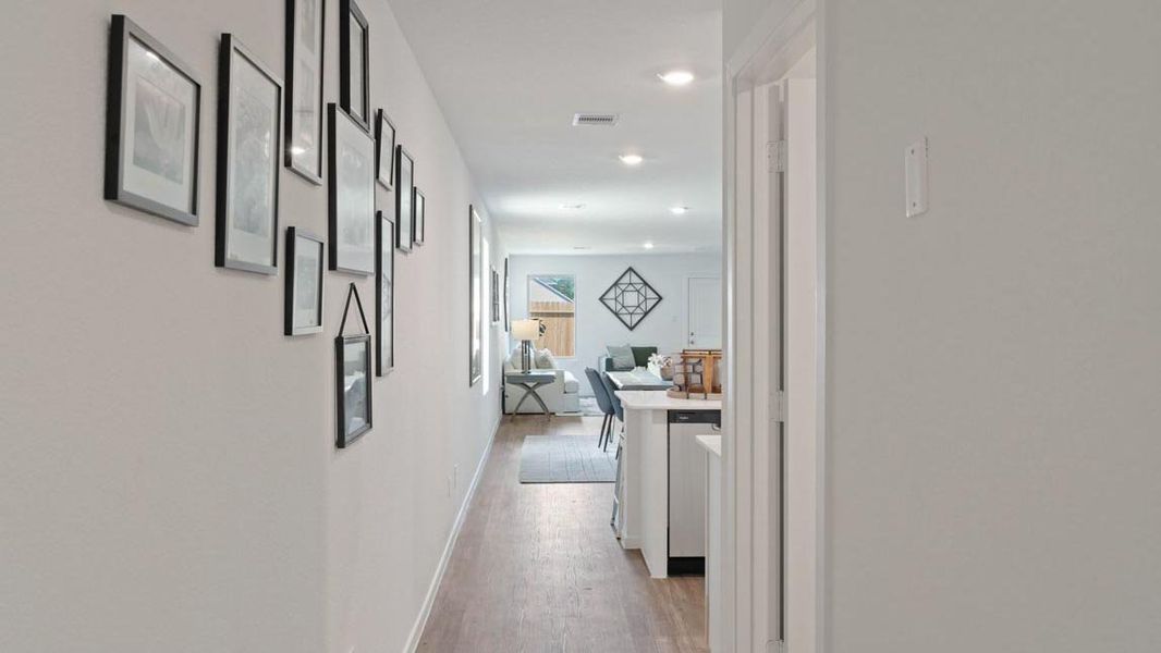 Furnished interior view inside a new home in Sunset Valley, Hockley (Image 4).