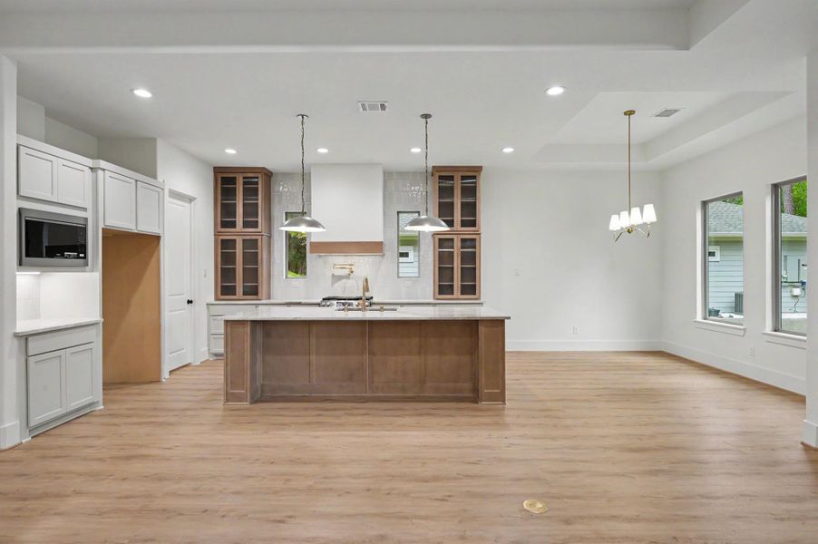 Furnished interior view inside a new home in , Willis (Image 16).