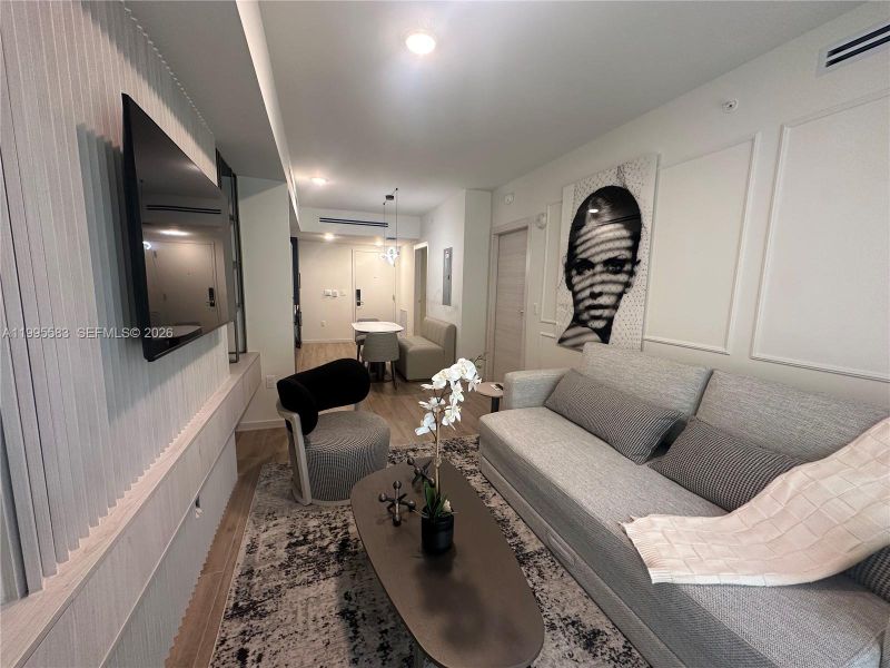 Furnished interior view inside a new home in , Coral Gables (Image 5). Furnished interior view inside a new home in , Coral Gables (Image 5).