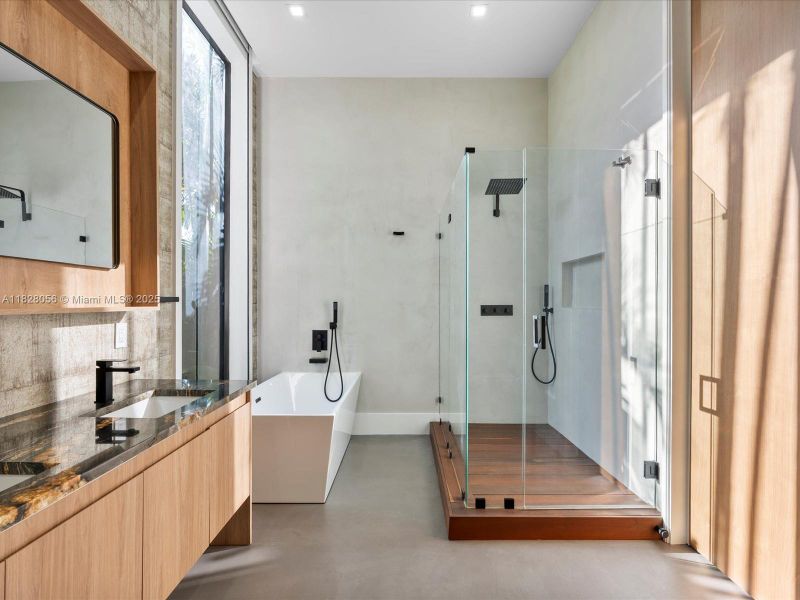 Furnished interior view inside a new home in , Miami (Image 6).