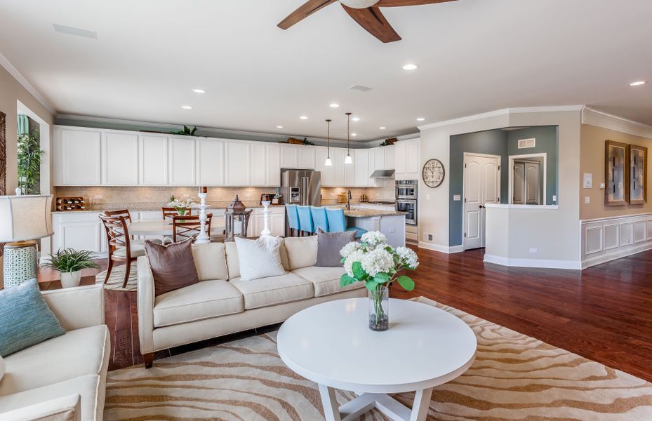 Furnished interior view inside a new home in Forest Creek, Waxhaw (Image 6).
