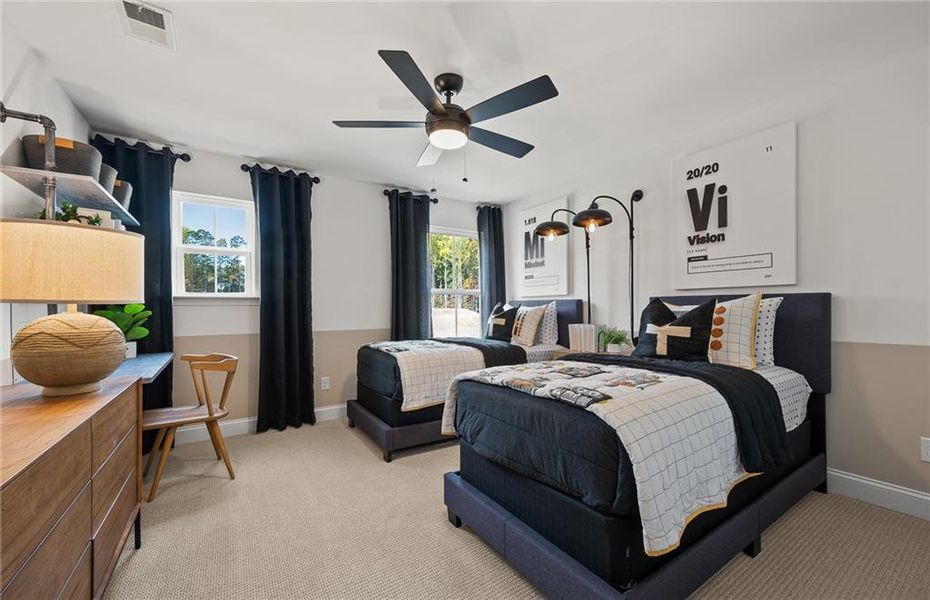 Furnished interior view inside a new home in Berkeley Mill, Cumming (Image 20).