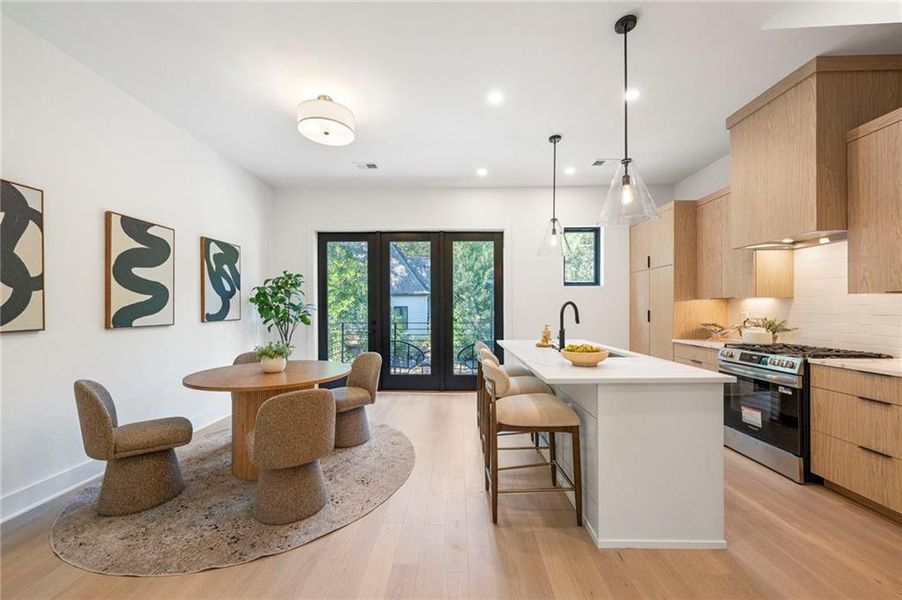 Furnished interior view inside a new home in , Atlanta (Image 8).