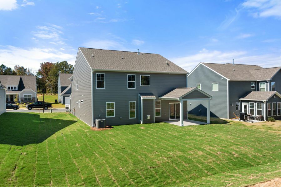 Exterior details and patio area of a home in Wexford, Elon (Image 26). Exterior details and patio area of a home in Wexford, Elon (Image 26).