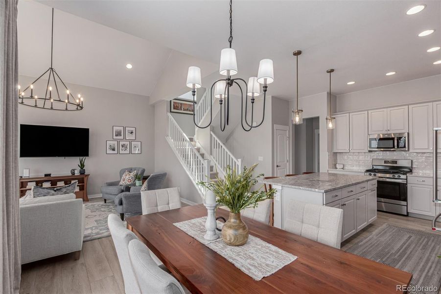 Furnished interior view inside a new home in , Broomfield (Image 6). Furnished interior view inside a new home in , Broomfield (Image 6).