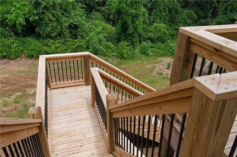 Exterior details and patio area of a home in , Atlanta (Image 4).