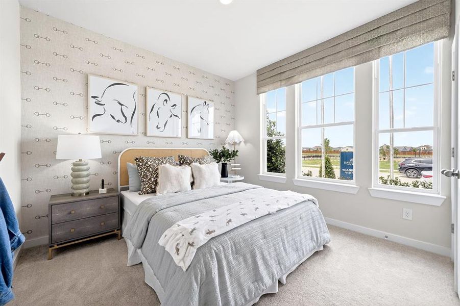 Furnished interior view inside a new home in Parks at Foster Crossing, Anna (Image 31).