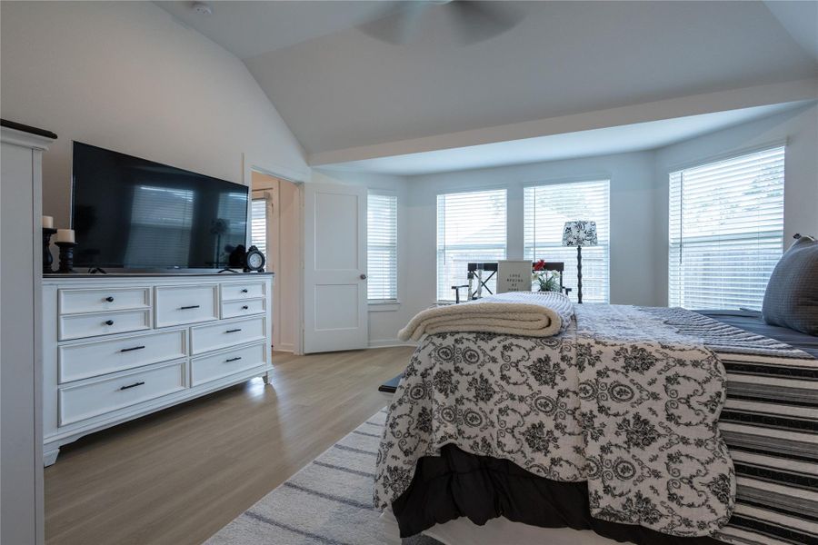 Furnished interior view inside a new home in Pinewood at Grand Texas, New Caney (Image 29).