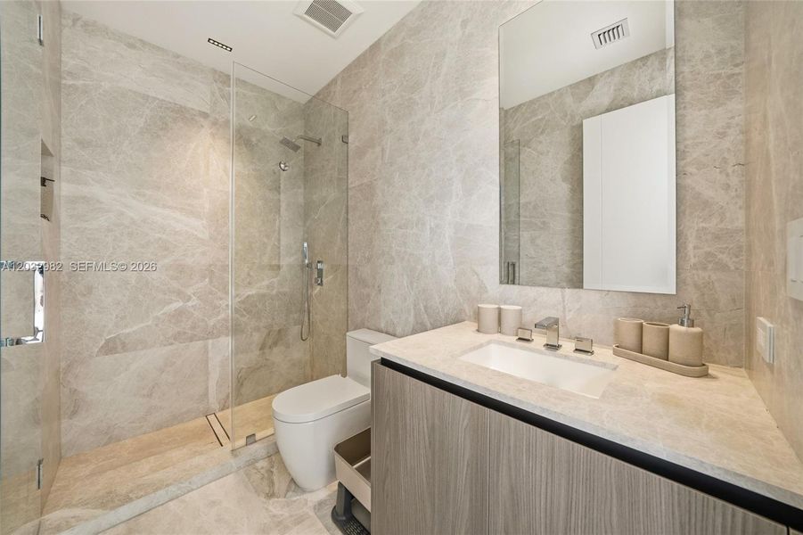 Furnished interior view inside a new home in , Miami Beach (Image 41). Furnished interior view inside a new home in , Miami Beach (Image 41).