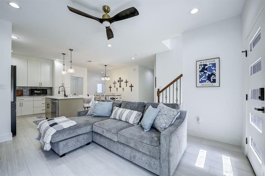 Furnished interior view inside a new home in , Granbury (Image 12). Furnished interior view inside a new home in , Granbury (Image 12).