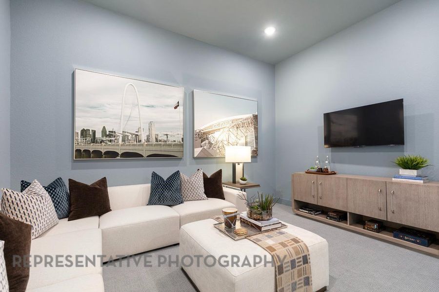 Furnished interior view inside a new home in , Katy (Image 12). Furnished interior view inside a new home in , Katy (Image 12).