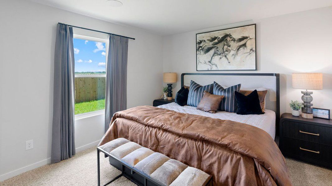 Furnished interior view inside a new home in Waldron Estates, Corpus Christi (Image 10). Furnished interior view inside a new home in Waldron Estates, Corpus Christi (Image 10).