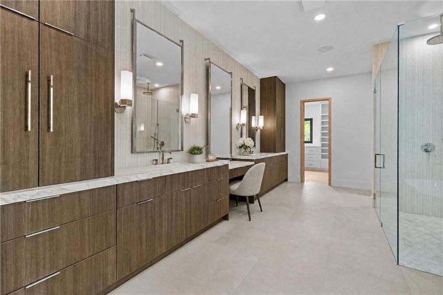 Furnished interior view inside a new home in , Sugar Hill (Image 45).