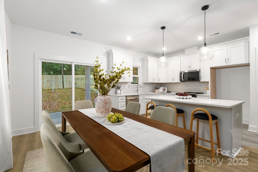 Furnished interior view inside a new home in , Charlotte (Image 33). Furnished interior view inside a new home in , Charlotte (Image 33).