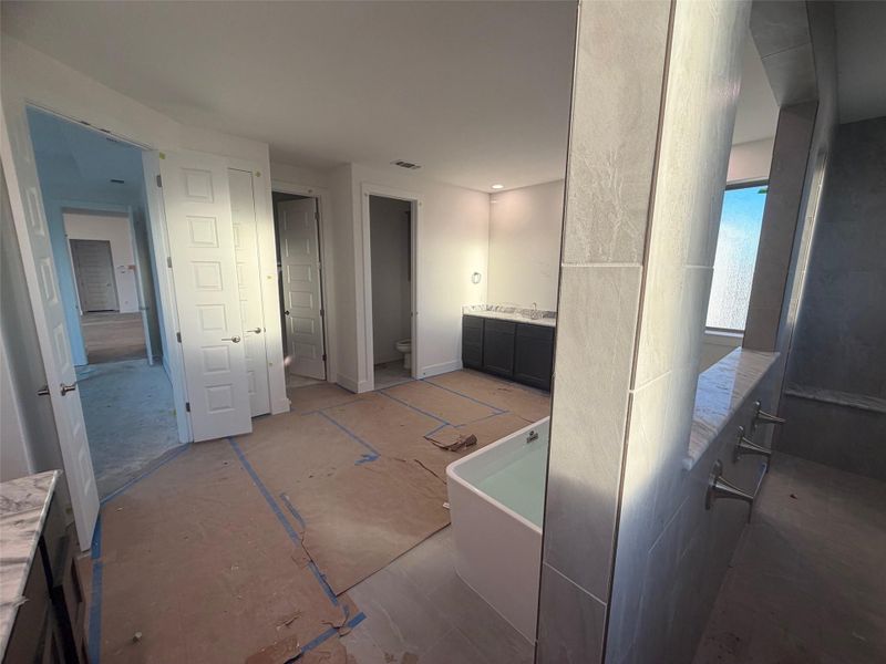 In-progress construction of a new home in Leander Estates, Leander, TX (Image 21).