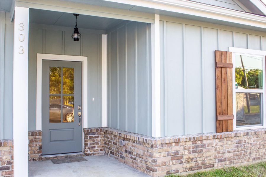 Exterior details and patio area of a home in , Port Neches (Image 3). Exterior details and patio area of a home in , Port Neches (Image 3).
