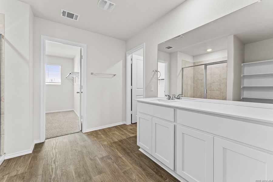 Furnished interior view inside a new home in Redbird Ranch, San Antonio (Image 8).