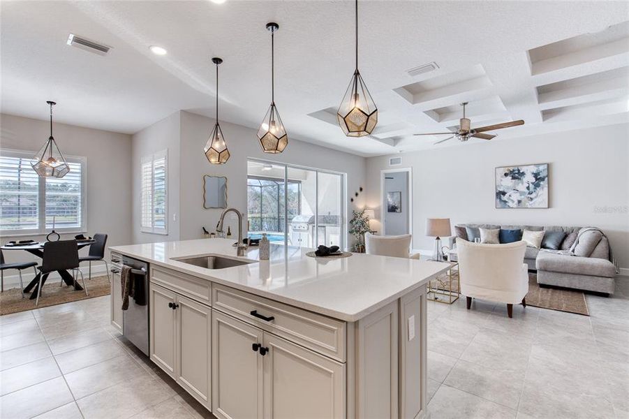 Furnished interior view inside a new home in , Ormond Beach (Image 38).