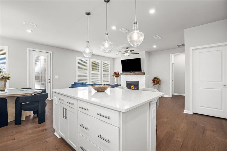 Furnished interior view inside a new home in Sun City Peachtree, Griffin (Image 7).