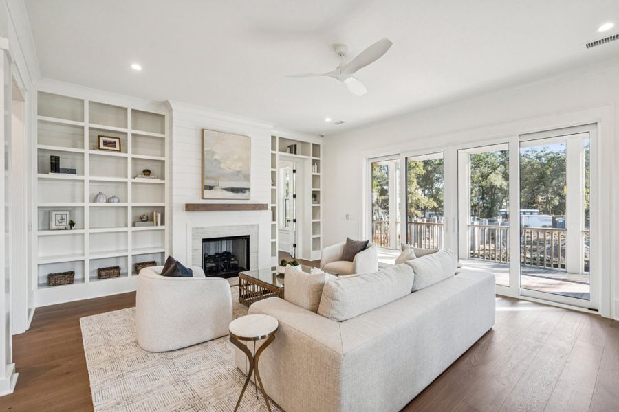 Furnished interior view inside a new home in , Johns Island (Image 12).