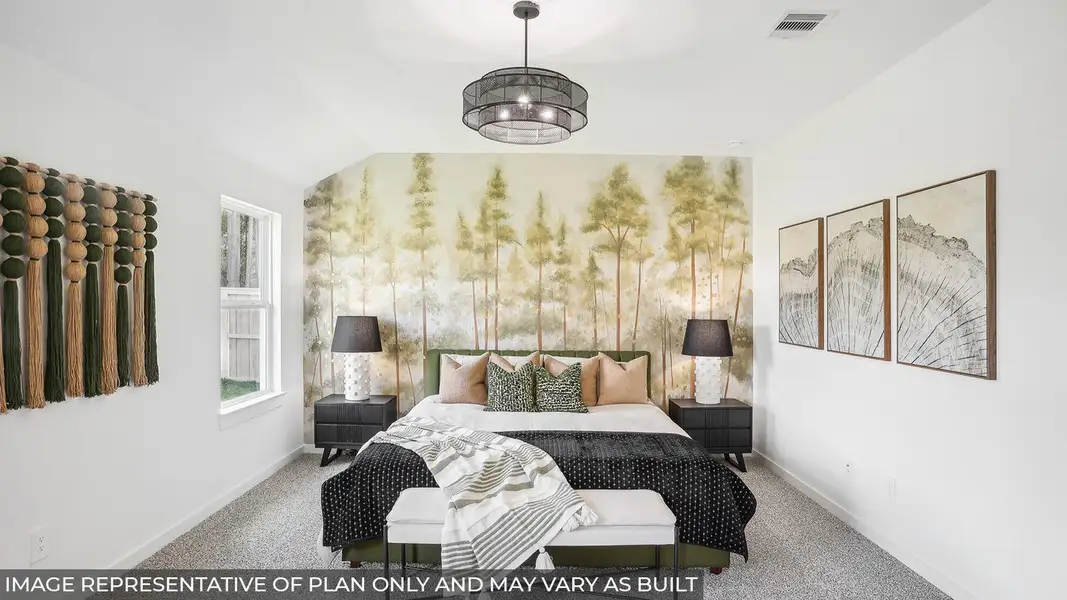 Furnished interior view inside a new home in Newport Pointe, Crosby (Image 5).