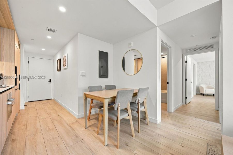 Furnished interior view inside a new home in , Miami (Image 15).