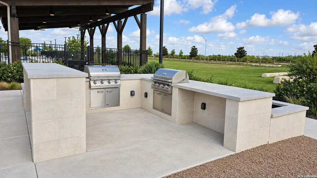 Exterior details and patio area of a home in , Converse (Image 4). Exterior details and patio area of a home in , Converse (Image 4).