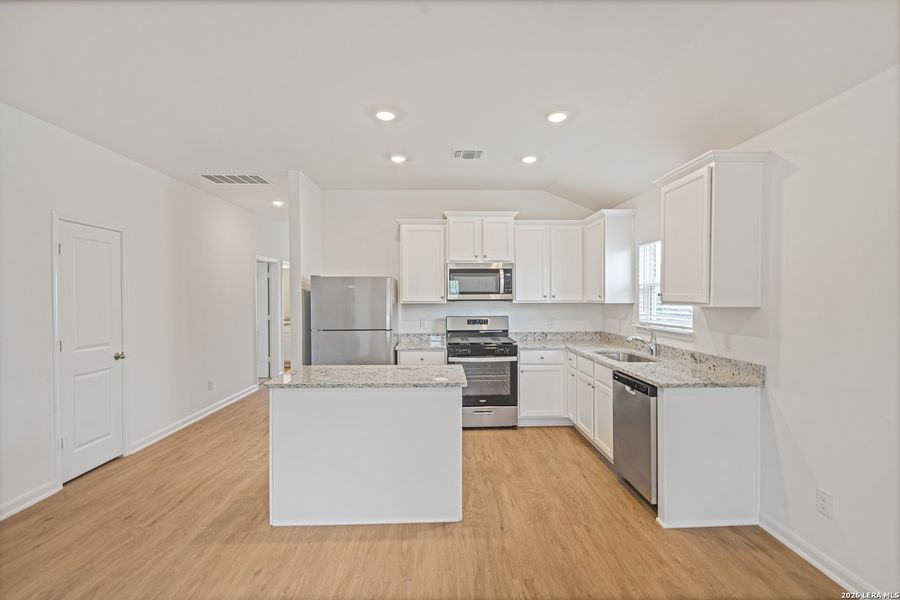 Furnished interior view inside a new home in Luckey Ranch, San Antonio (Image 8).