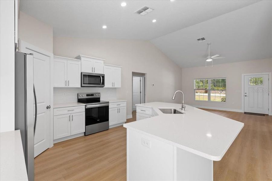 Furnished interior view inside a new home in , Citrus Springs (Image 7).