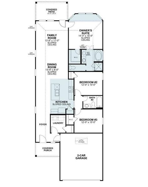 2D floor plan layout of this home in Sorella, Tomball, TX (Image 4). 2D floor plan layout of this home in Sorella, Tomball, TX (Image 4).