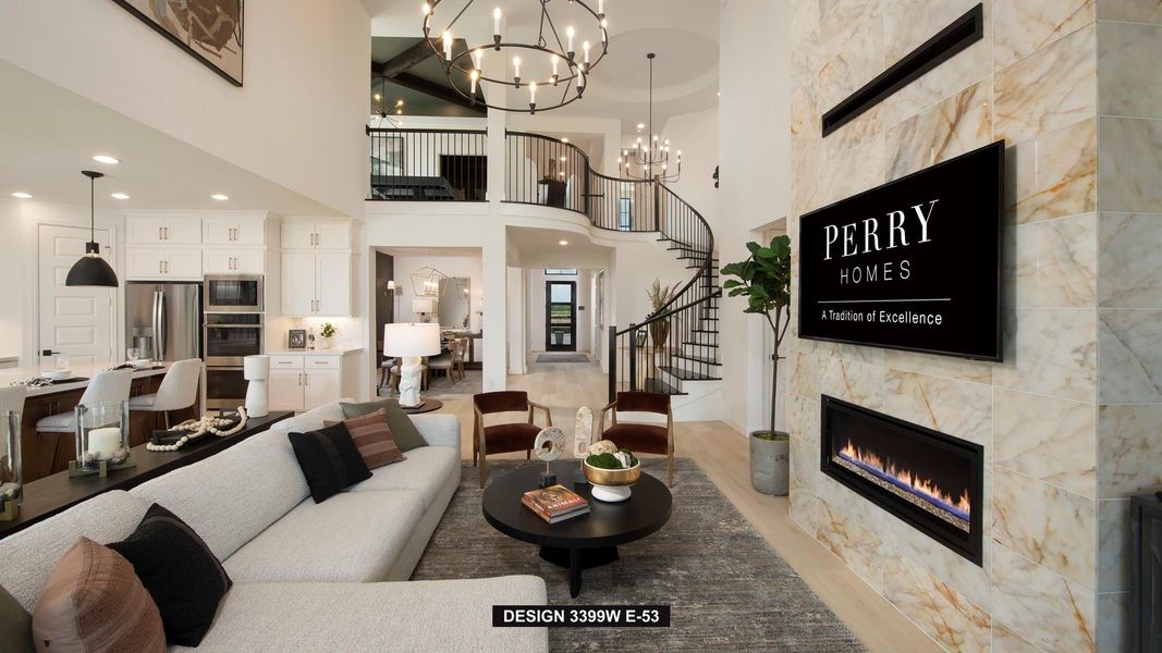 Furnished interior view inside a new home in Austin Point, Richmond (Image 9).