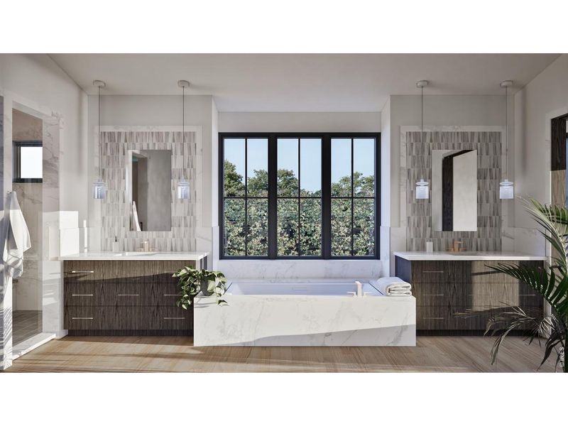 Furnished interior view inside a new home in , Boulder (Image 5).