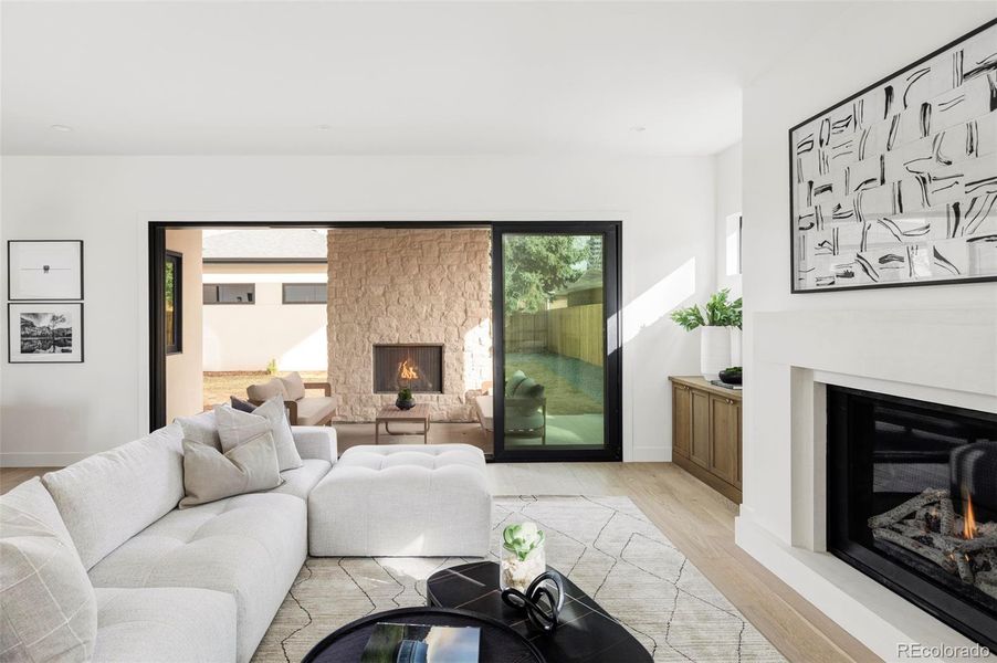 Furnished interior view inside a new home in , Denver (Image 8). Furnished interior view inside a new home in , Denver (Image 8).