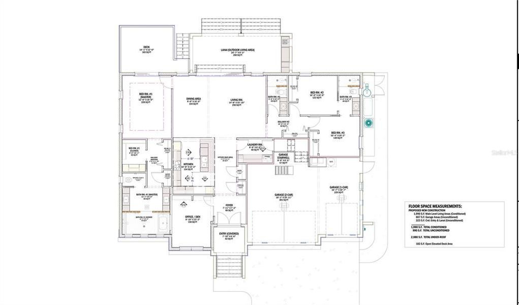 2D floor plan layout of this home in , Punta Gorda, FL (Image 6).