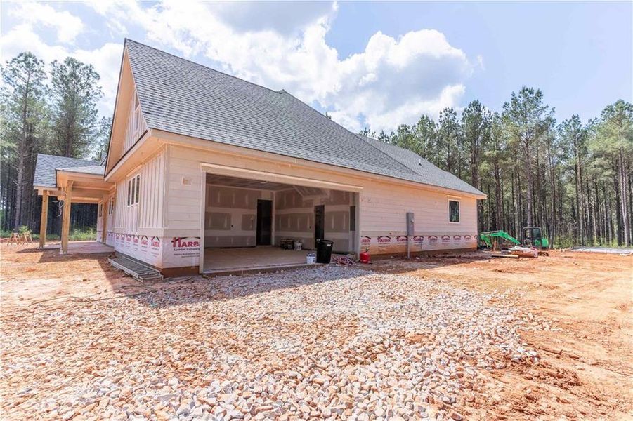 In-progress construction of a new home in , Monroe, GA (Image 11).