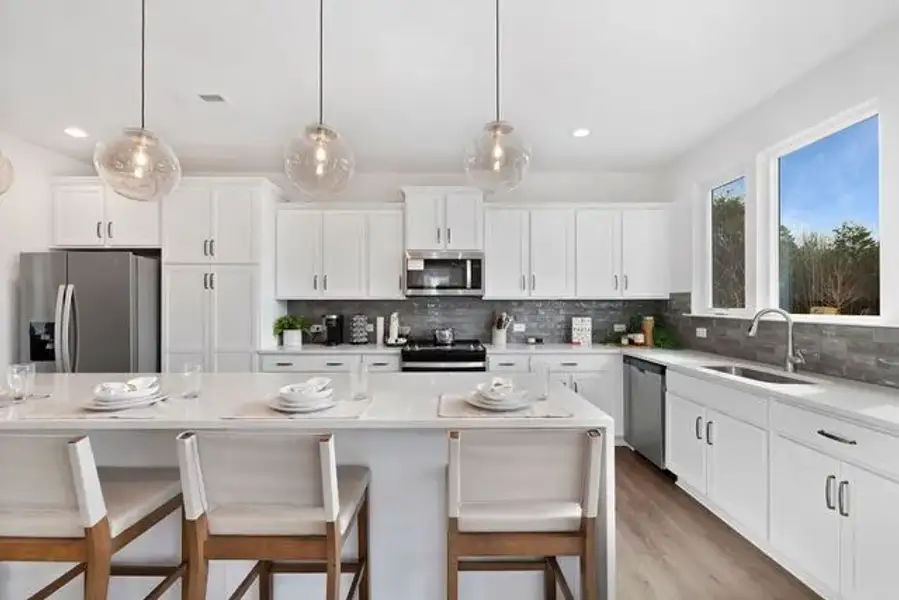 Representative furnished interior of a home built from the Jasper by True Homes in Deerwood Place, North Charleston (Image 4).