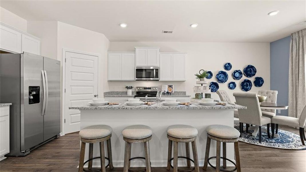 Furnished interior view inside a new home in Jackson Landing, Jefferson (Image 10). Furnished interior view inside a new home in Jackson Landing, Jefferson (Image 10).