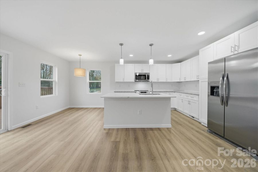 Furnished interior view inside a new home in , Hickory (Image 7). Furnished interior view inside a new home in , Hickory (Image 7).