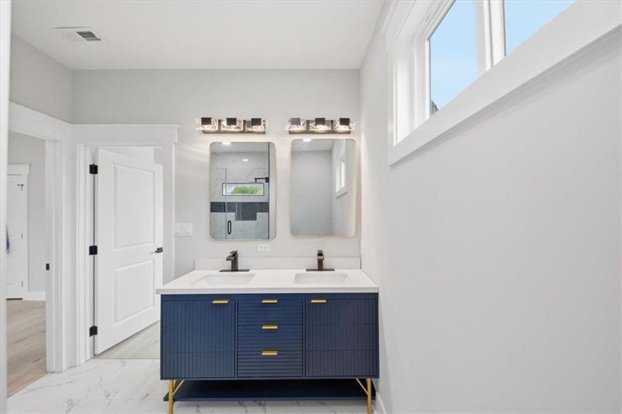 Furnished interior view inside a new home in , Acworth (Image 9).