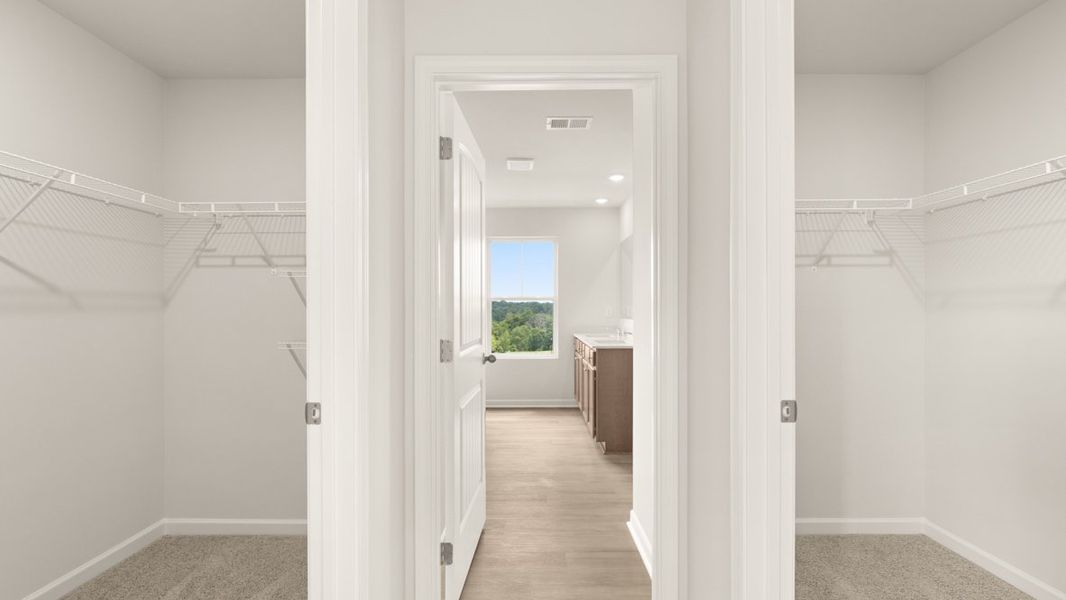 Representative unfurnished interior of a home built from the Halton by D.R. Horton in Liberty Crossing, Braselton (Image 27).