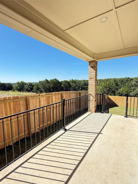 Exterior details and patio area of a home in , Belton (Image 2). Exterior details and patio area of a home in , Belton (Image 2).
