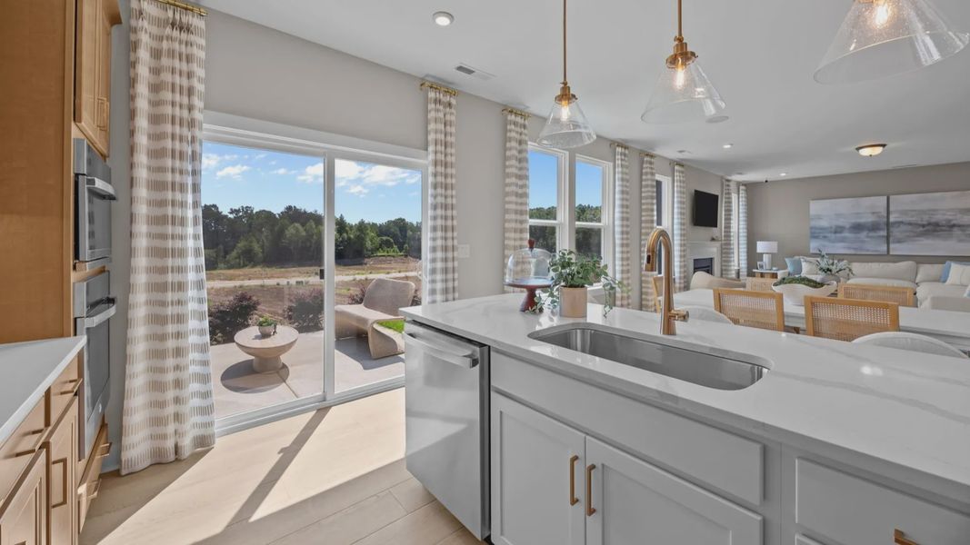 The Jordan Plan by DRB Homes in Farms at Bellingham, Mooresville, NC - Kitchen