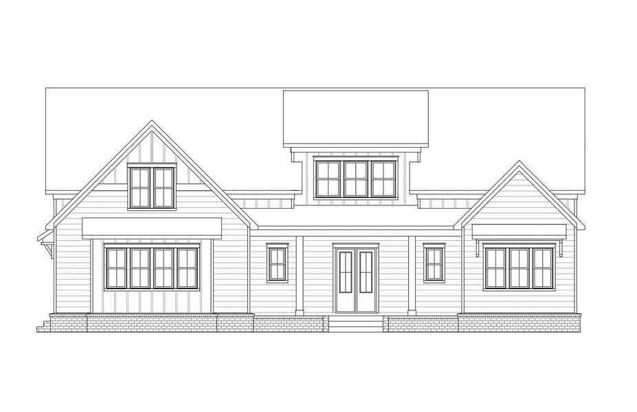 Exterior rendering of this home design in , Waxhaw, NC (Image 4).