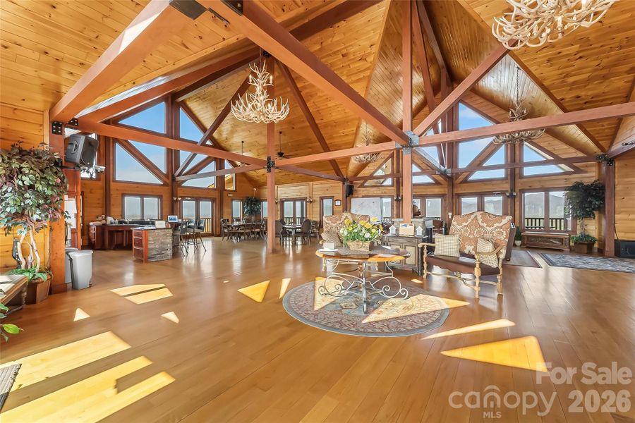 Interior of the clubhouse Interior of the clubhouse