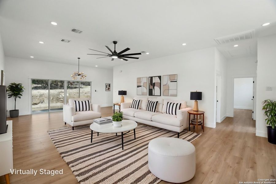 Furnished interior view inside a new home in , Canyon Lake (Image 10). Furnished interior view inside a new home in , Canyon Lake (Image 10).