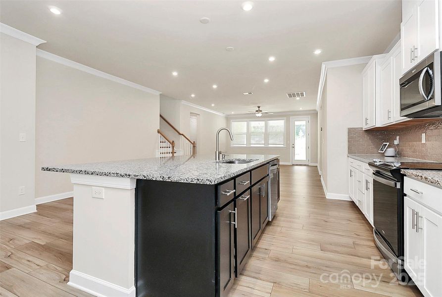 Furnished interior view inside a new home in , Mint Hill (Image 11).