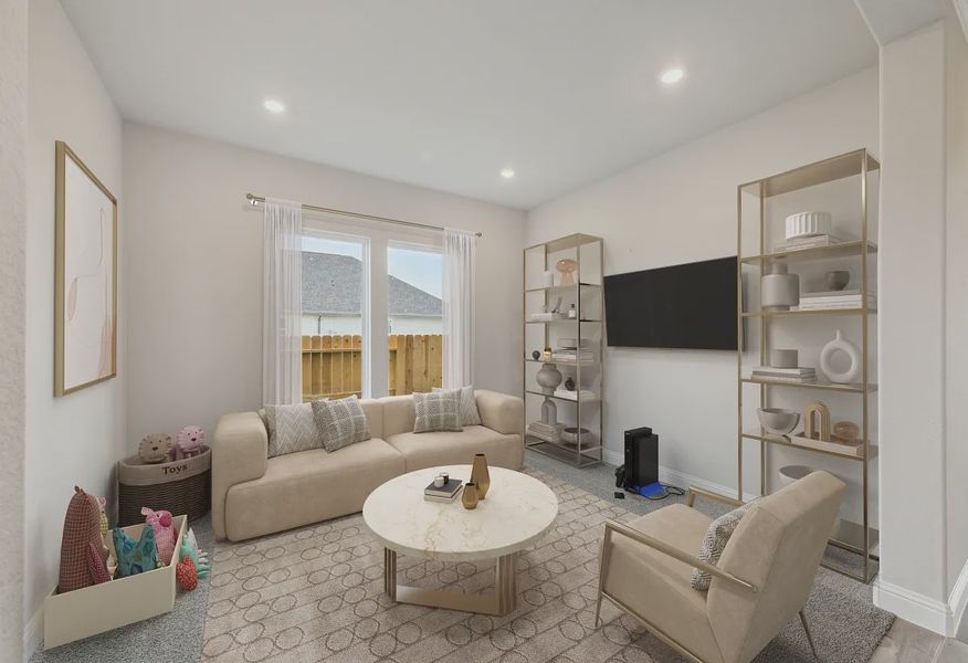 Plan 5072 flex room - staged - 5 of 21